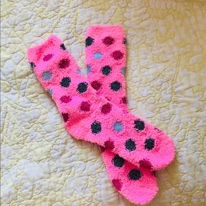 Pink Soft Fuzzy Socks  🎈Free with Purchase🎈